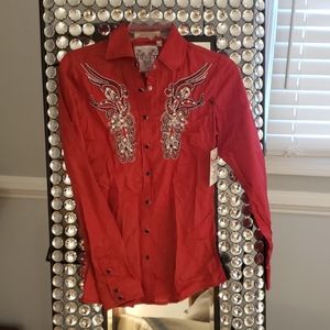 Roar long sleeve button up